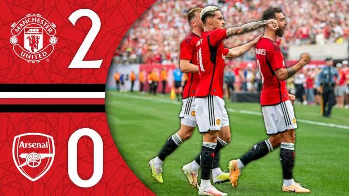 Manchester United 2 - 0 Arsenal (Jul-22-2023) Club Friendly Highlights Mp4 Download