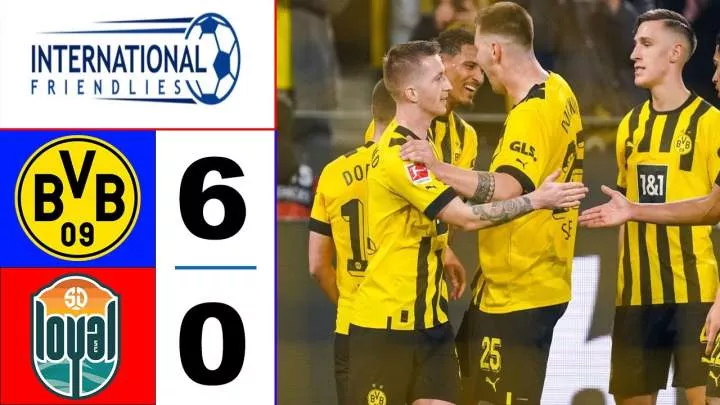San Diego Loyal SC 0 - 6 Borussia Dortmund (Jul-28-2023) Club Friendly Highlights Mp4 Download