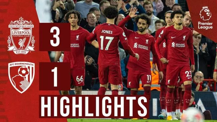 Liverpool 3 - 1 AFC Bournemouth  (Aug-19-2023) Premier League Highlights Mp4 Download