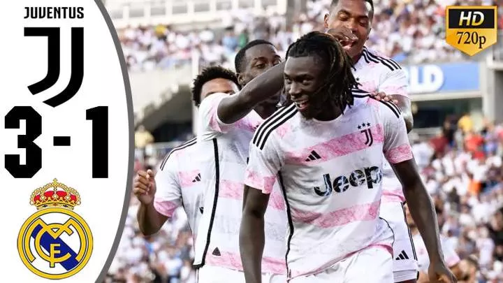 Juventus 3 - 1 Real Madrid (Aug-3-2023) Club Friendly Highlights