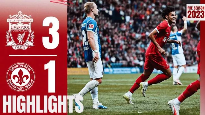 Liverpool 3 - 1 Darmstadt  (Aug-07-2023) Club Friendly Highlights